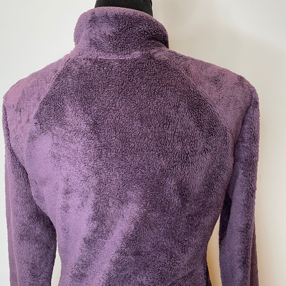 The North Face Purple Fuzzy Pullover Jacket - Picture 9 of 11